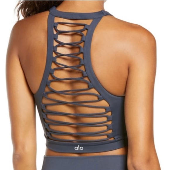ALO Yoga Other - New ALO Yoga Movement Sports Bra Size Medium (Midnight)
